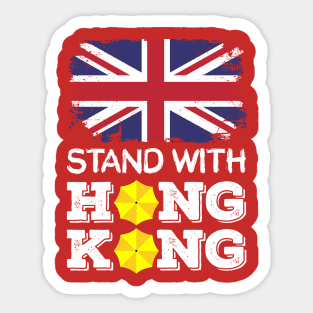 free hong kong political apparel pro Sticker